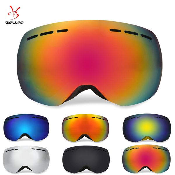 spherical mirrors ski goggles double layers lens anti-fog uv400 skiing equipment snow goggles mask men women antiparras nieve
spherical mirrors ski goggles double layers lens anti-fog uv400 skiing equipment snow goggles mask men women antiparras nieve