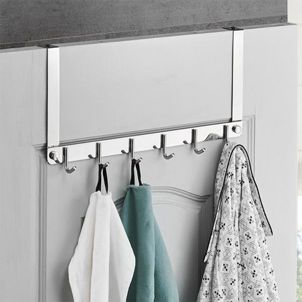 304 stainless steel heavy-duty storage rack punching door hook hanger hook door rack row for jacket, towel, bag
304 stainless steel heavy-duty storage rack punching door hook hanger hook door rack row for jacket, towel, bag