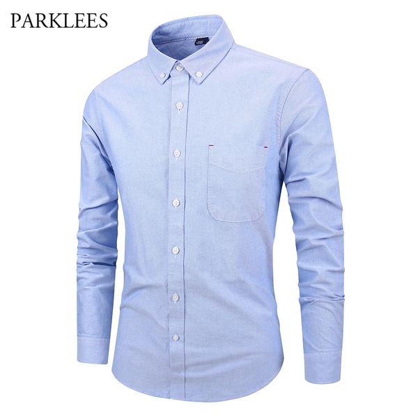 formal business cotton shirt men 2019 spring mens blue button down dress shirts casual fitness oxford blouse hombre, White;black
formal business cotton shirt men 2019 spring mens blue button down dress shirts casual fitness oxford blouse hombre, White;black