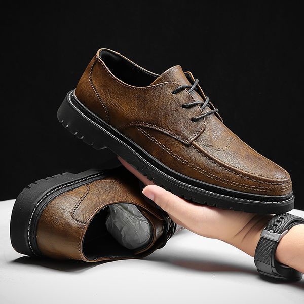men driving shoes leather oxfords lace up fashion loafers brogue style party leather british shoes wedding men flats, Black
men driving shoes leather oxfords lace up fashion loafers brogue style party leather british shoes wedding men flats, Black