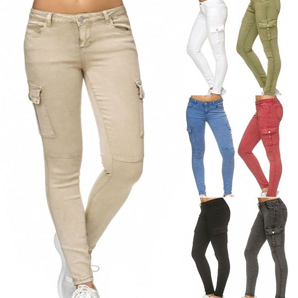 oeak women high elastic skinny pencil jeans stretch solid jeans 2019 spring vintage high waist autumn denim spring pants, Blue
oeak women high elastic skinny pencil jeans stretch solid jeans 2019 spring vintage high waist autumn denim spring pants, Blue