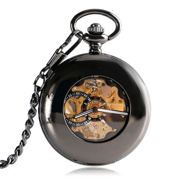 retro pocket watch hollow steampunk auto mechanical pocket watches men relogio de bolso watch automatic gifts, Slivery;golden 
retro pocket watch hollow steampunk auto mechanical pocket watches men relogio de bolso watch automatic gifts, Slivery;golden