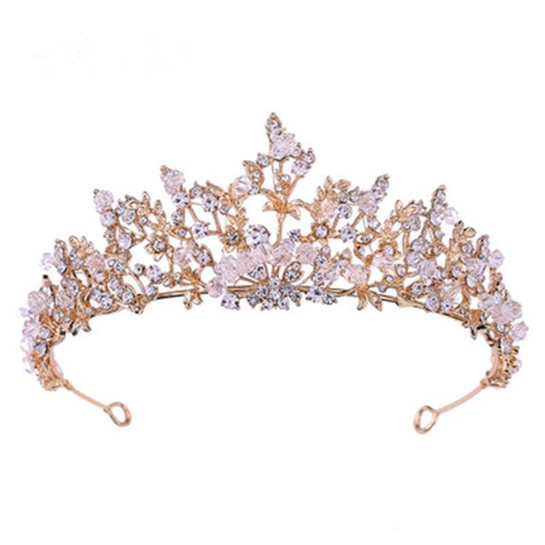 korean handmade beads crystal leaves crown for women wedding bridal headpiece headwear tiaras headdress jewelry accessory, Golden;white
korean handmade beads crystal leaves crown for women wedding bridal headpiece headwear tiaras headdress jewelry accessory, Golden;white