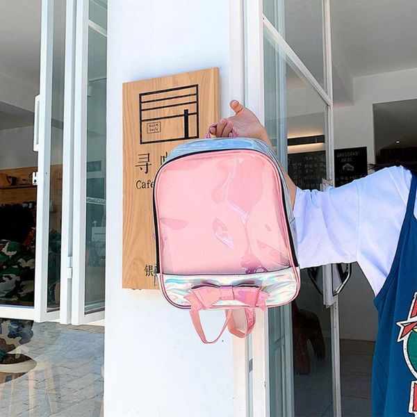transparent women backpacks clear pvc jelly color student schoolbags fashion ita teenage girls bags for school backpack new
transparent women backpacks clear pvc jelly color student schoolbags fashion ita teenage girls bags for school backpack new