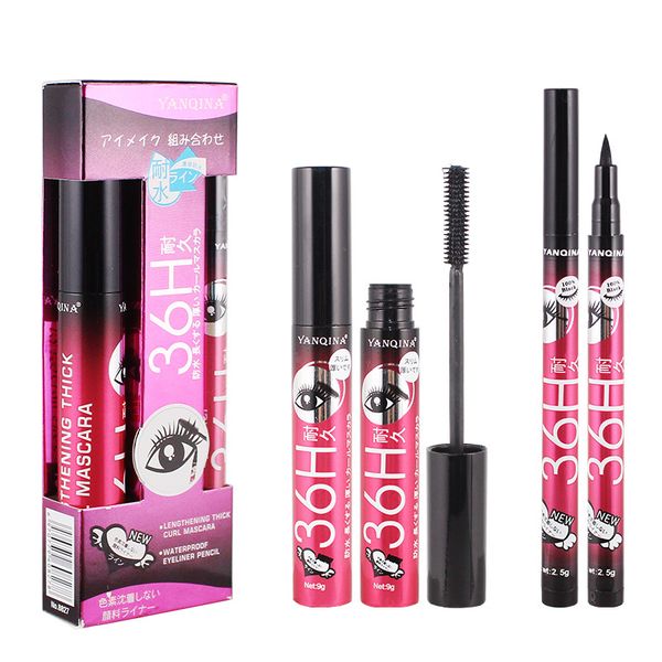 yanqina liquid eyeliner карандаш + водостойкая тушь для ресниц набор косметики новая марка eye liner толстые curling mascara карандаш для бр
yanqina liquid eyeliner карандаш + водостойкая тушь для ресниц набор косметики новая марка eye liner толстые curling mascara карандаш для бр