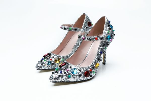 2019 leather stiletto high heels giltter pillage pointed toes colourful diamond pumps dress shoes party wedding silver 34-42, Black
2019 leather stiletto high heels giltter pillage pointed toes colourful diamond pumps dress shoes party wedding silver 34-42, Black
