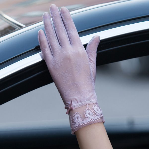 fashion summer women lace sunscreen gloves ladies female solid flower anti-uv mittens full finger girls driving gloves 2019, Blue;gray
fashion summer women lace sunscreen gloves ladies female solid flower anti-uv mittens full finger girls driving gloves 2019, Blue;gray