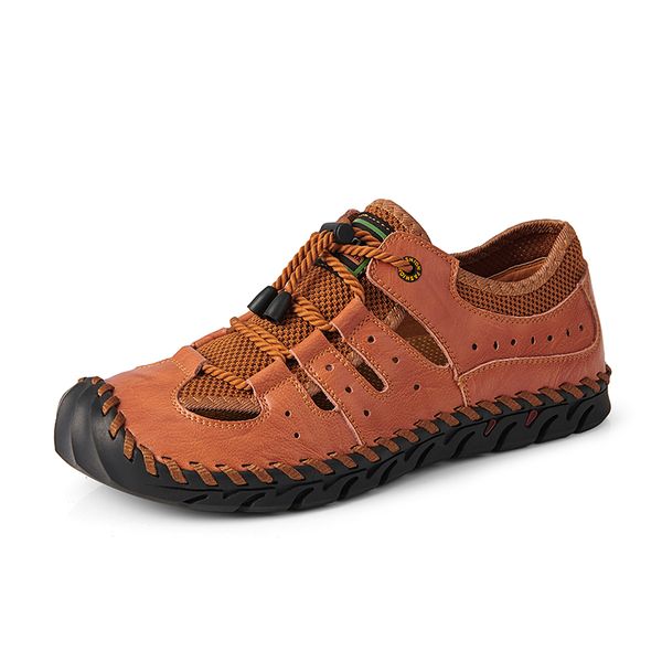 new leather men breathable beach shoes sandals plus size 38~48summer male outdoor flip flops men comfortable casual shoes %, Black
new leather men breathable beach shoes sandals plus size 38~48summer male outdoor flip flops men comfortable casual shoes %, Black