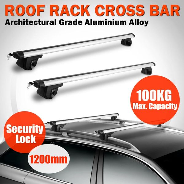 universal 120cm car roof rack cross bar lock anti-theft rail lockable adjustable aluminum cargo luggage carrier max load 220lb
universal 120cm car roof rack cross bar lock anti-theft rail lockable adjustable aluminum cargo luggage carrier max load 220lb