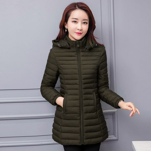 winter women's cotton-padded clothing mid-length new style korean-style slim fit jacket large size thin down, Black
winter women's cotton-padded clothing mid-length new style korean-style slim fit jacket large size thin down, Black