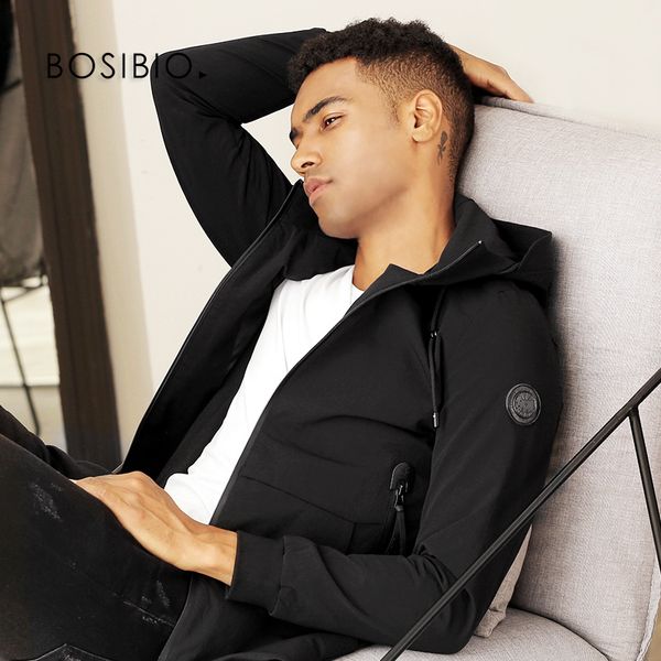 bosibio 2018 new mens hooded jackets brands spring autumn casual black slim fit coat male lightweight jacket 2705-a, Black;brown
bosibio 2018 new mens hooded jackets brands spring autumn casual black slim fit coat male lightweight jacket 2705-a, Black;brown