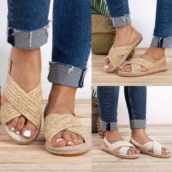 sagace womens fashion flats straw hemp rope elastic band casual shoes roman sandals gladiator sandals women casual summer rome, Black
sagace womens fashion flats straw hemp rope elastic band casual shoes roman sandals gladiator sandals women casual summer rome, Black