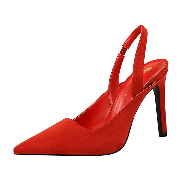women pumps stiletto heels pointed toe suede back strap cutout thin heels sandals fashion office & career mules shoes woman, Black
women pumps stiletto heels pointed toe suede back strap cutout thin heels sandals fashion office & career mules shoes woman, Black