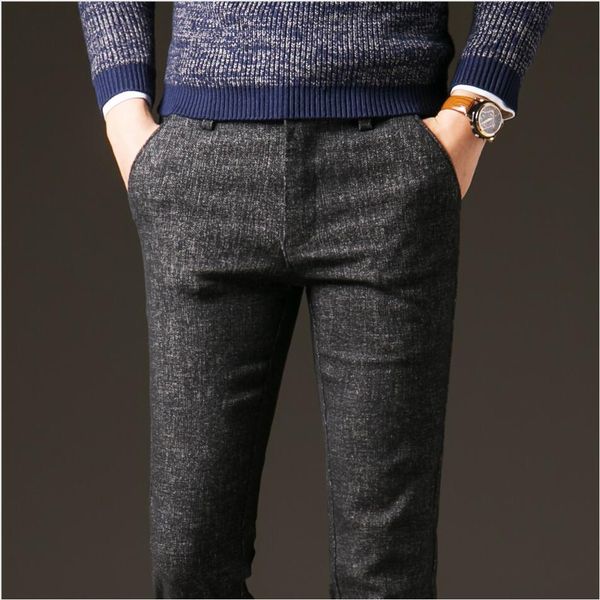 gray men's business party pants fashion slim men trousers autumn black pant size 28-36, White;black
gray men's business party pants fashion slim men trousers autumn black pant size 28-36, White;black