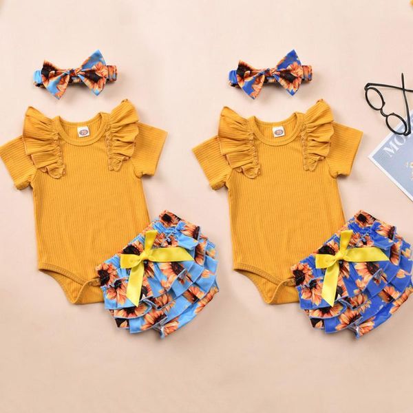 infant baby girls ruffles solid kint romper bodysuit+floral print shorts outfits kids clothes girls outfits set w10, White
infant baby girls ruffles solid kint romper bodysuit+floral print shorts outfits kids clothes girls outfits set w10, White