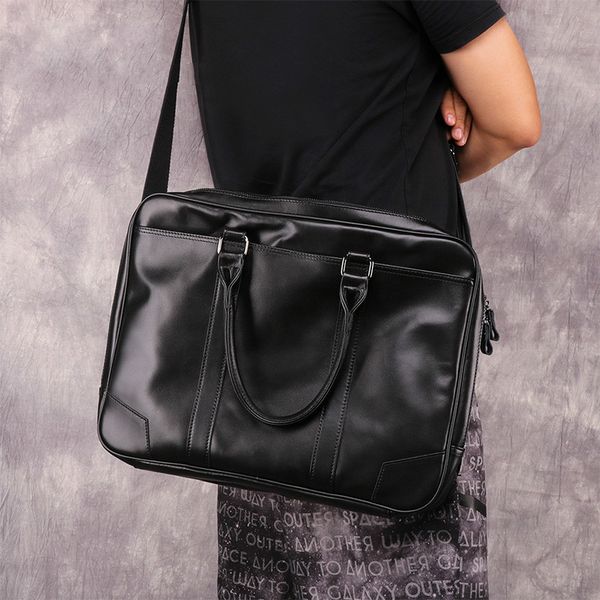 business leather briefcase bag men genuine leather messenger bag shoulder lapmaletines hombre 15 men's briefcase
business leather briefcase bag men genuine leather messenger bag shoulder lapmaletines hombre 15 men's briefcase