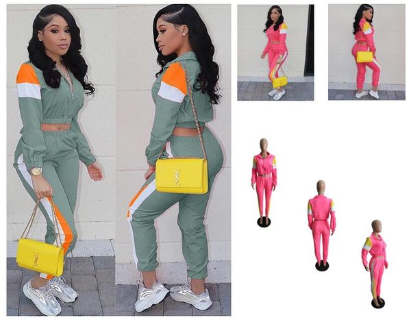 women tracksuit panelled colors two pcs sportwear zipper+ pants woman jogging suits womens sweatsuits feem clothes, Gray
women tracksuit panelled colors two pcs sportwear zipper+ pants woman jogging suits womens sweatsuits feem clothes, Gray