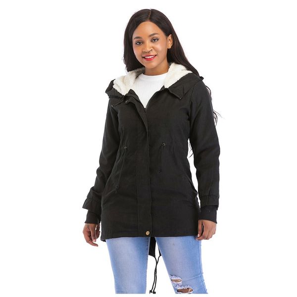 женские пальто весна autum 2019 горячая продажа тонкий хлопок parka длинные плюс размер hood кулиской женщины outwear новый дизайн мода, Black
женские пальто весна autum 2019 горячая продажа тонкий хлопок parka длинные плюс размер hood кулиской женщины outwear новый дизайн мода, Black