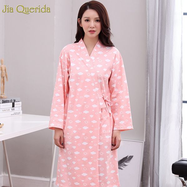 robes bathrobe woman kimono 100% cotton v-neck pink loose size belt clouds printing design long sleeves autumn spring sleepwear, Black;red
robes bathrobe woman kimono 100% cotton v-neck pink loose size belt clouds printing design long sleeves autumn spring sleepwear, Black;red