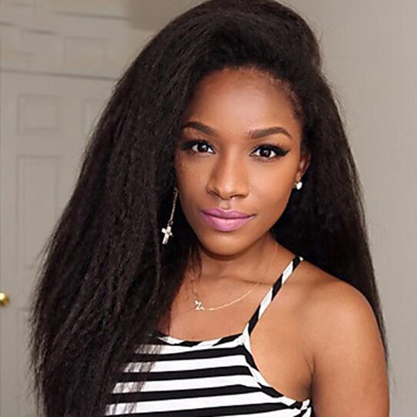 natural long kinky yaki straight lace front wig 180% density afro synthetic wigs for black women heat resistant with baby hair
natural long kinky yaki straight lace front wig 180% density afro synthetic wigs for black women heat resistant with baby hair