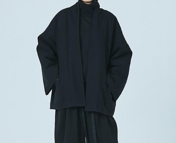 s-6xl 2019 spring men's new fashion personalized large size customization super loose kimono, Black
s-6xl 2019 spring men's new fashion personalized large size customization super loose kimono, Black