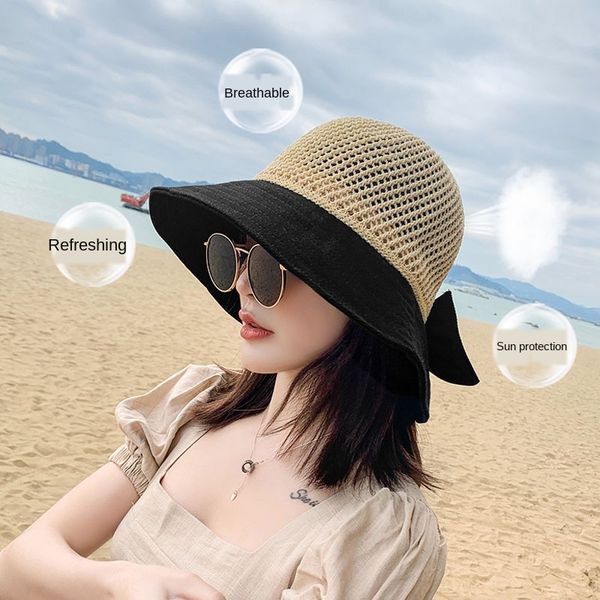sun women's big brim sun-proof beach sun full straw hat face uv-proof foldable straw hat seaside holiday, Blue;gray
sun women's big brim sun-proof beach sun full straw hat face uv-proof foldable straw hat seaside holiday, Blue;gray