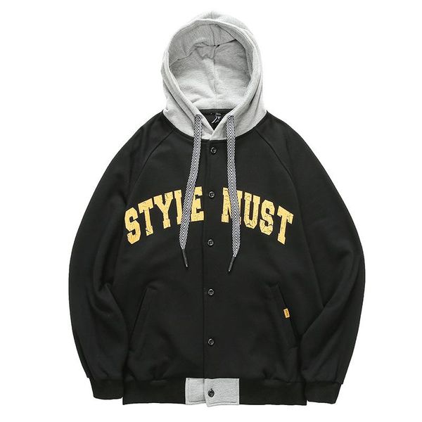 2020 designer old school men's autumn and winter tide brand retro printed hip hop men's loose pullover street style cardigan sweat, Black
2020 designer old school men's autumn and winter tide brand retro printed hip hop men's loose pullover street style cardigan sweat, Black
