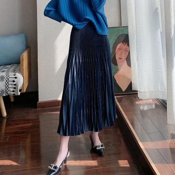 lanmrem high waist pleated big bottoms pleated loose big size summer women half body long skirt wl18501, Black
lanmrem high waist pleated big bottoms pleated loose big size summer women half body long skirt wl18501, Black