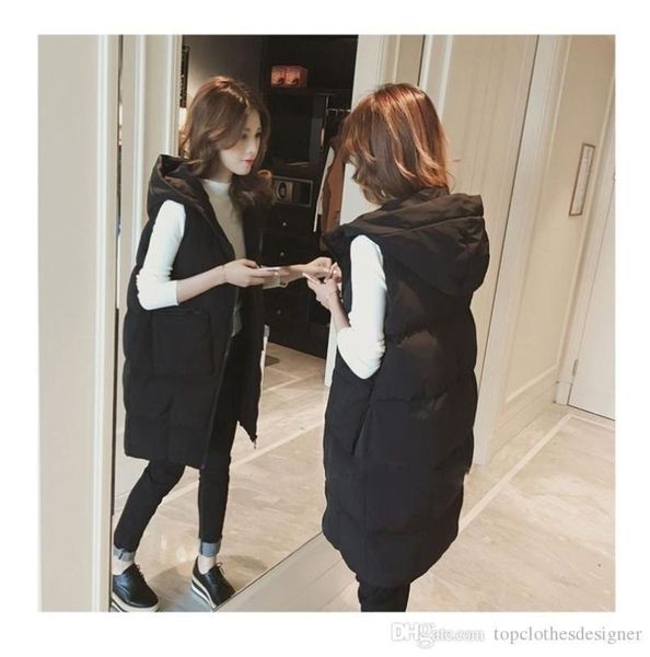 designer vests fashion loose big pocket sleeveless womens hooded vests casual females clothing solid color womens, Black;white
designer vests fashion loose big pocket sleeveless womens hooded vests casual females clothing solid color womens, Black;white