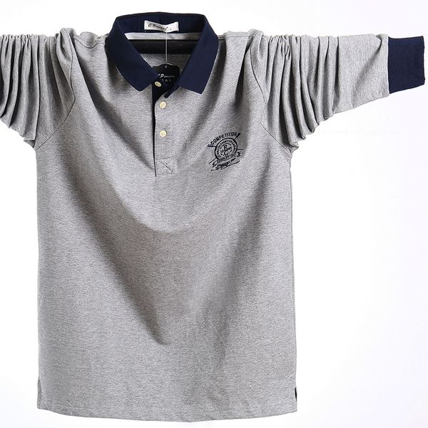 2019 plus size 5xl male tees autumn long sleeve turn-down collar polo shirt men polo shirt men's business work casual cotton, White;black
2019 plus size 5xl male tees autumn long sleeve turn-down collar polo shirt men polo shirt men's business work casual cotton, White;black