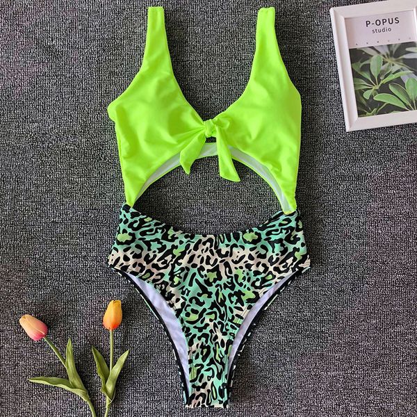 bikinis set knotted cut out one piece swimsuit 2021 women leopard swimwear female bather high waist bathing suit swim wear lady monokini
bikinis set knotted cut out one piece swimsuit 2021 women leopard swimwear female bather high waist bathing suit swim wear lady monokini