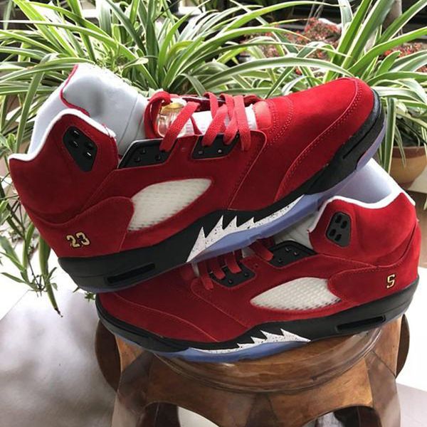 trophy room x 5 ice blue university red men kids basketball shoes sneakers 5s baskets ball chaussures de designer shoes mens trainers, Black
trophy room x 5 ice blue university red men kids basketball shoes sneakers 5s baskets ball chaussures de designer shoes mens trainers, Black
