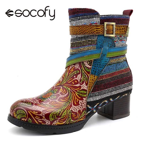 socofy bohemian cow leather ankle boots for women shoes woman retro warm lining chunky heel winter boots women booties botas new, Black
socofy bohemian cow leather ankle boots for women shoes woman retro warm lining chunky heel winter boots women booties botas new, Black