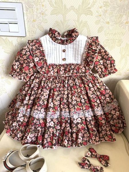 2pcs baby girl summer floral vintage spanish turkey princess ball gown dress with hair clip girl for casual eid easter party, Red;yellow
2pcs baby girl summer floral vintage spanish turkey princess ball gown dress with hair clip girl for casual eid easter party, Red;yellow