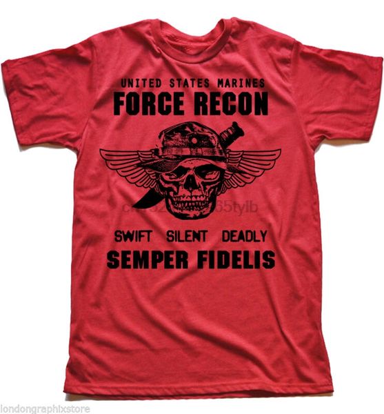usmc t-shirt us marines semper fidelis devil dog semper fi force recon, White;black
usmc t-shirt us marines semper fidelis devil dog semper fi force recon, White;black