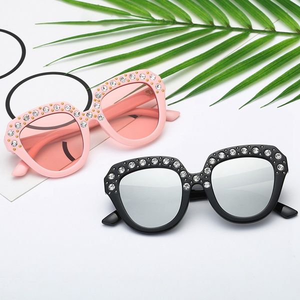 2018 new fashion children's oversized square sunglasses cutie diamond decoration shining girls sun glasses party eyewear, Blue
2018 new fashion children's oversized square sunglasses cutie diamond decoration shining girls sun glasses party eyewear, Blue
