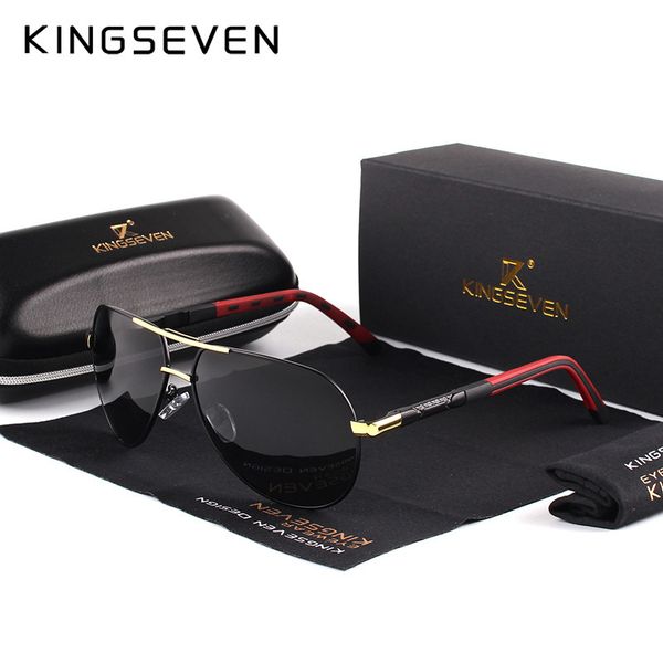 kingseven men vintage aluminum polarized sunglasses classic brand sun glasses coating lens driving eyewear for men/women, Blue
kingseven men vintage aluminum polarized sunglasses classic brand sun glasses coating lens driving eyewear for men/women, Blue