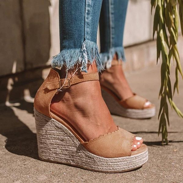 women's ladies peep toe wedge sandals women high heel buckle causal shoes sandals platform heels female shoes f2, Black
women's ladies peep toe wedge sandals women high heel buckle causal shoes sandals platform heels female shoes f2, Black