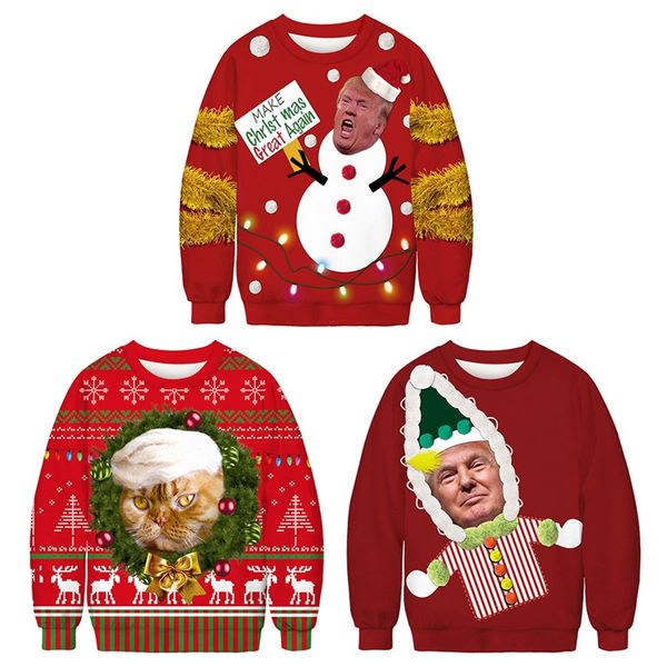 women autumn christmas sweater lovers loose o collar long sleeve casual all-match cartoon pattern oversize sweater 2xl, White;black
women autumn christmas sweater lovers loose o collar long sleeve casual all-match cartoon pattern oversize sweater 2xl, White;black