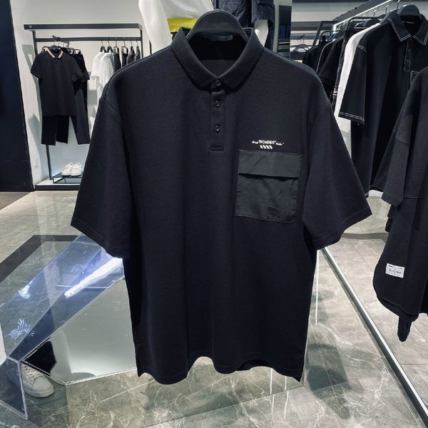 2020 new mens designer t-shirt loose casual polo shirt summer loose letter embroidery pocket decoration polo shirt lapel europe and america, White;black
2020 new mens designer t-shirt loose casual polo shirt summer loose letter embroidery pocket decoration polo shirt lapel europe and america, White;black