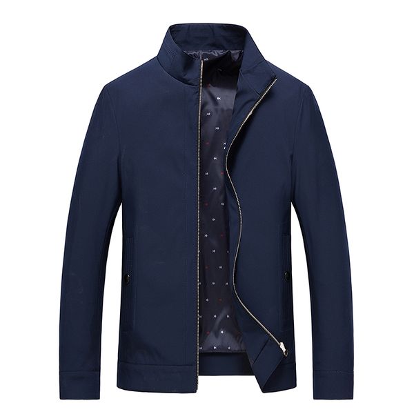 new spring summer thin casual jacket mens fashion stand collar business jackets coat pockets windproof mens outwear windbreakers, Black;brown
new spring summer thin casual jacket mens fashion stand collar business jackets coat pockets windproof mens outwear windbreakers, Black;brown