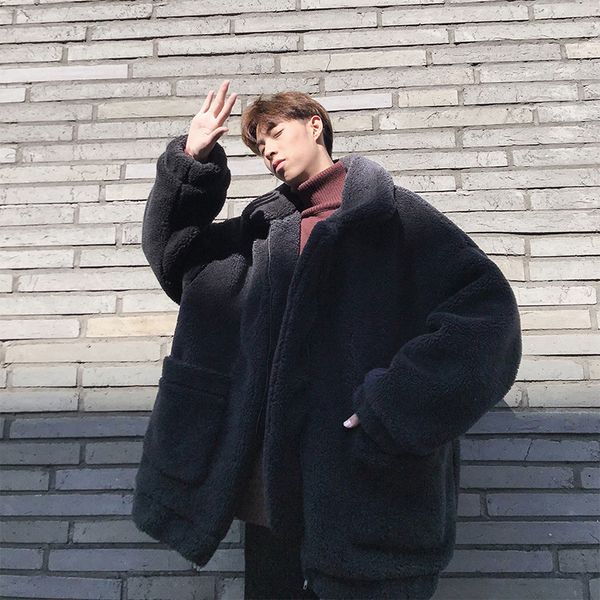 2019 winter new korean version of the loose thickening boys harajuku personality solid color wild casual cotton clothes, Tan;black
2019 winter new korean version of the loose thickening boys harajuku personality solid color wild casual cotton clothes, Tan;black