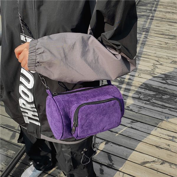 women's crossbody bag simple canvas bag corduroy shoulder chain spring fashion casual shoulder messenger torebki damski
women's crossbody bag simple canvas bag corduroy shoulder chain spring fashion casual shoulder messenger torebki damski