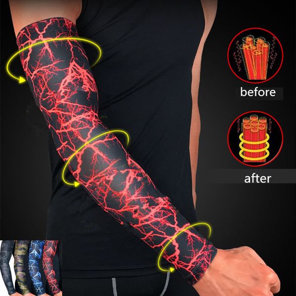 1 pair compression arm sleeves men women running arm warmers basketball gym fitness armguard cycling sun uv protective cover, Black
1 pair compression arm sleeves men women running arm warmers basketball gym fitness armguard cycling sun uv protective cover, Black