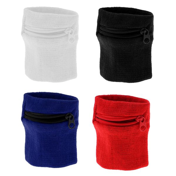 4 pack zipper sweatband wristband pocket, wrist/ankle/arm wallet pouch for multi sports (assorted solid colors) boxing robes, Black;red
4 pack zipper sweatband wristband pocket, wrist/ankle/arm wallet pouch for multi sports (assorted solid colors) boxing robes, Black;red