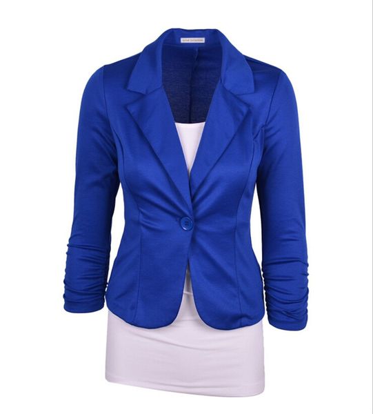 women casual solid slim blazer jacket coat suit long sleeve coat casual outwear, Black;brown
women casual solid slim blazer jacket coat suit long sleeve coat casual outwear, Black;brown