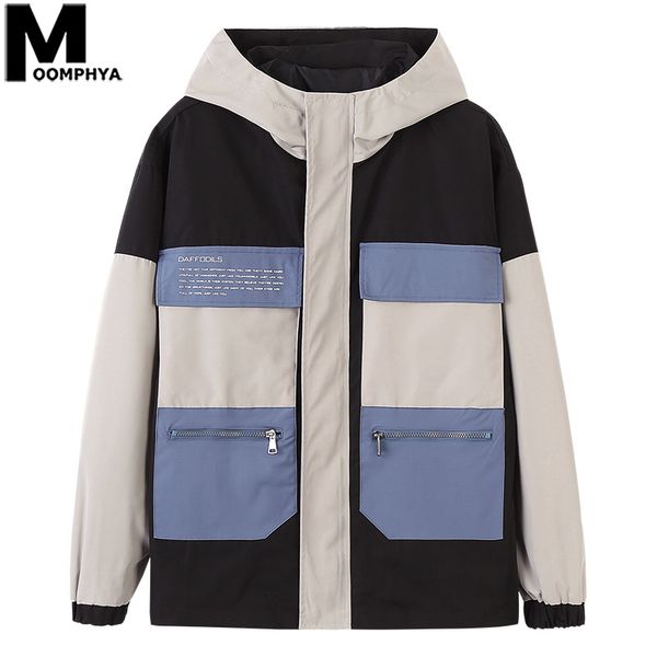 moomphya front pocket patchwork block jacket men streetwear 2019 new men's hooded windbreaker outwear men's jacket coat men, Black;brown
moomphya front pocket patchwork block jacket men streetwear 2019 new men's hooded windbreaker outwear men's jacket coat men, Black;brown