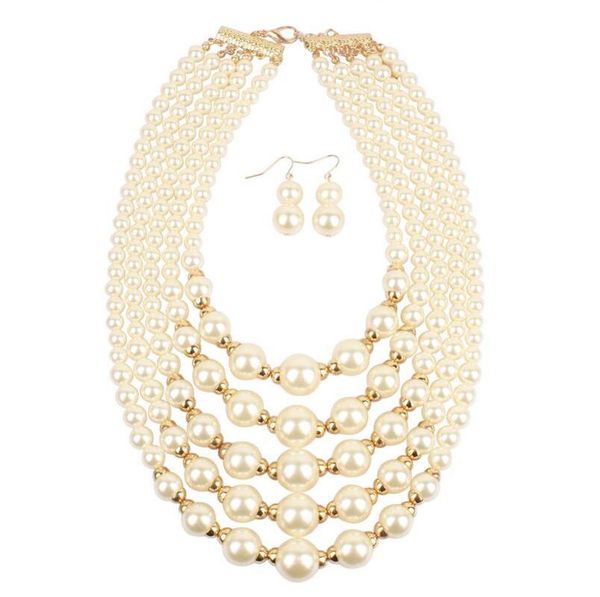 fashion hand-made imitation of pearl women round chokers necklaces layered necklace jewlery party occasion all compatible, Golden;silver
fashion hand-made imitation of pearl women round chokers necklaces layered necklace jewlery party occasion all compatible, Golden;silver