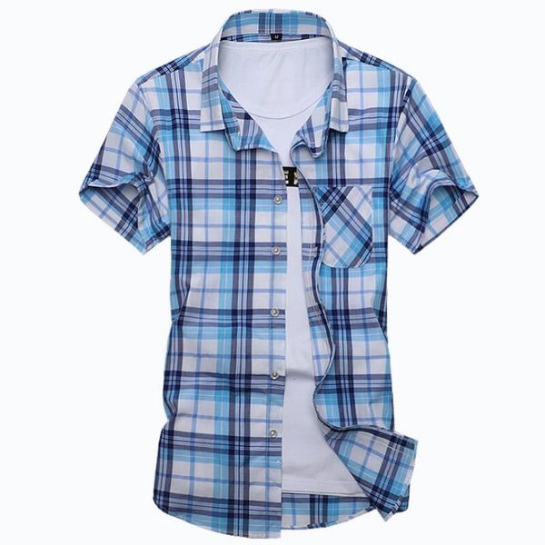 7xl plus size summer fashion men's short sleeve cotton social shirts plaid checked shirt for men brand cing, White;black
7xl plus size summer fashion men's short sleeve cotton social shirts plaid checked shirt for men brand cing, White;black
