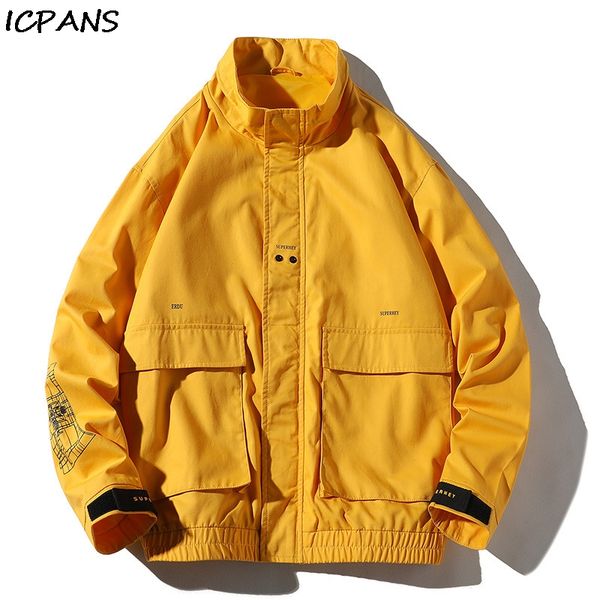icpans winter jackets men with many pockets block pullover jacket fashion tracksuit coat men hip hop streetwear jacket 2019, Black;brown
icpans winter jackets men with many pockets block pullover jacket fashion tracksuit coat men hip hop streetwear jacket 2019, Black;brown